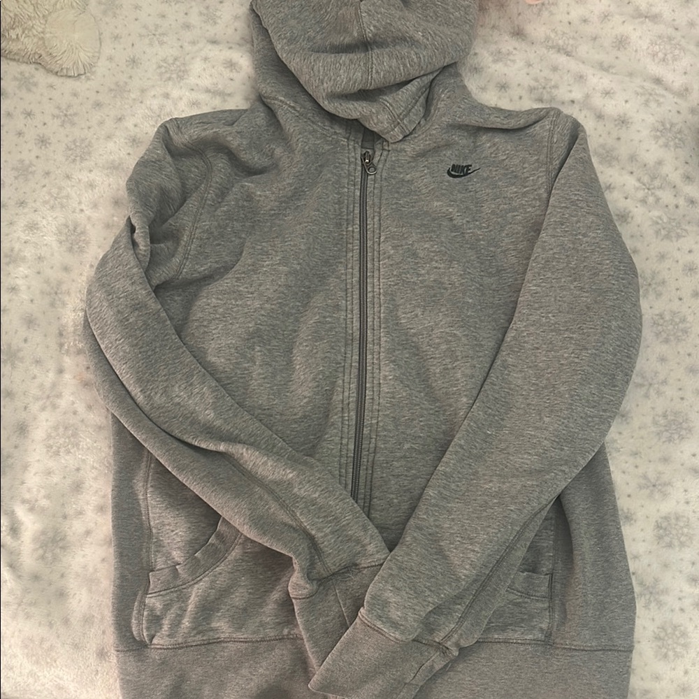Nike Gray Women's Hoodie Jacket
